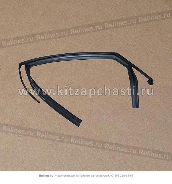 Уплотнитель желобка стекла задней двери, левый Chery Tiggo 2 Pro 554001255AA