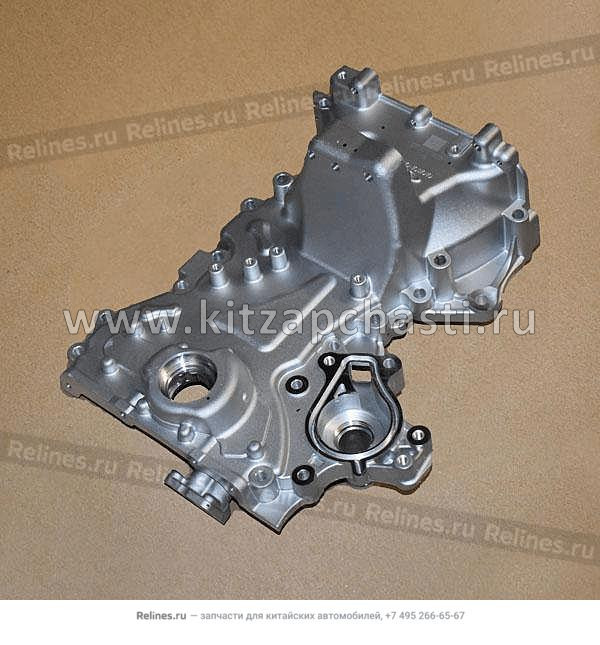 Цепная крышка с масляным насосом в сборе  Chery Tiggo 2 Pro E3T101011010